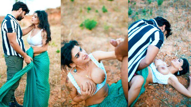 Resmi R Nair In Green Saree Outdoor Fuck