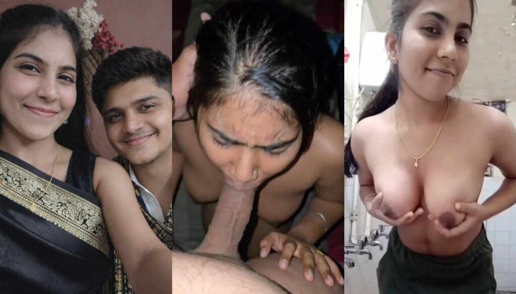 Sexy Indian Horny Gf Showing Sucking Dick Blowjob In Rooftop Desi MMS